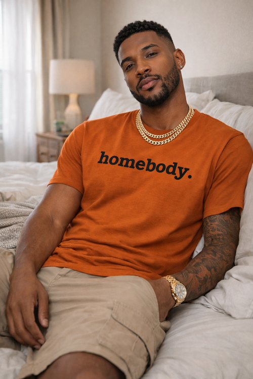 Homebody Unisex T-Shirt - Black Writing