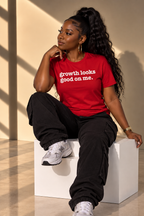 Growth Looks Good On Me Unisex T-Shirt - Signature