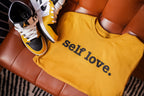 Self Love Unisex T-Shirt - Black Writing