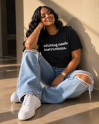 Adulting Needs Instruction Unisex T-Shirt - Signature