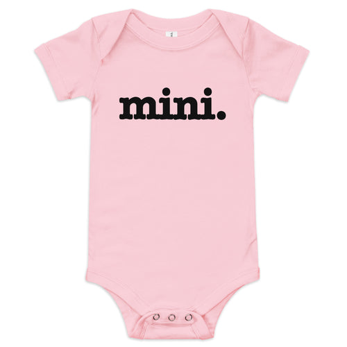 Mini Baby Short Sleeve One Piece