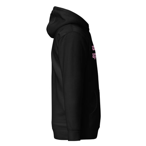 Ancestor Approved Unisex Hoodie - Pink Writing
