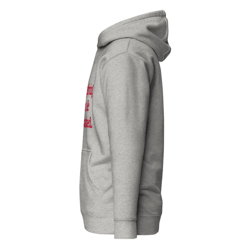 It's Giving Black And Educated Unisex Hoodie - Red Writing