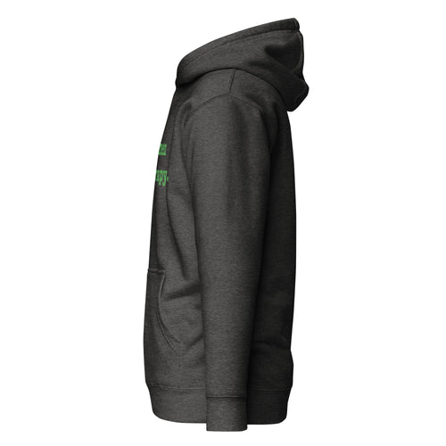 Black Men Do Therapy Unisex Hoodie - Green Writing