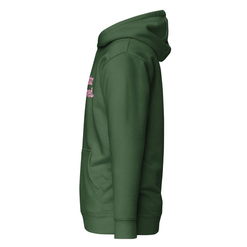 Ancestor Approved Unisex Hoodie - Pink Writing