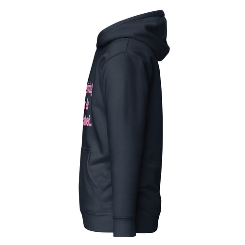 It's Giving Black And Educated Unisex Hoodie - Pink Writing
