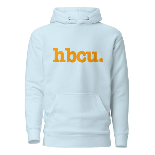 HBCU Unisex Hoodie - Orange Writing