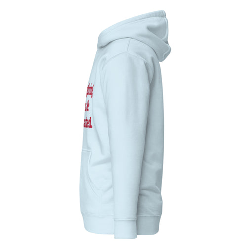 It's Giving Black And Educated Unisex Hoodie - Red Writing