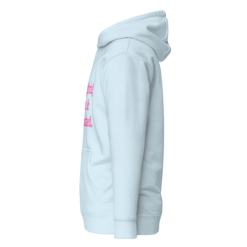 It's Giving Black And Educated Unisex Hoodie - Pink Writing