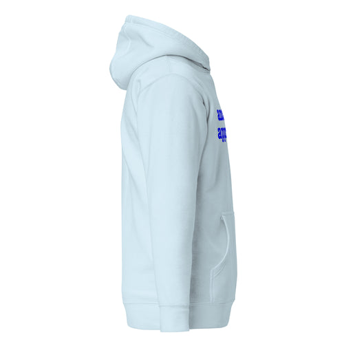 Ancestor Approved Unisex Hoodie - Blue Writing