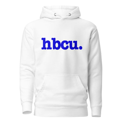 HBCU Unisex Hoodie - Blue Writing