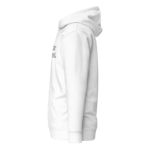 Ancestor Approved Unisex Hoodie - Silver Writing