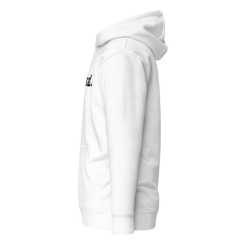 Thick AF. Unisex Hoodie - Black Writing
