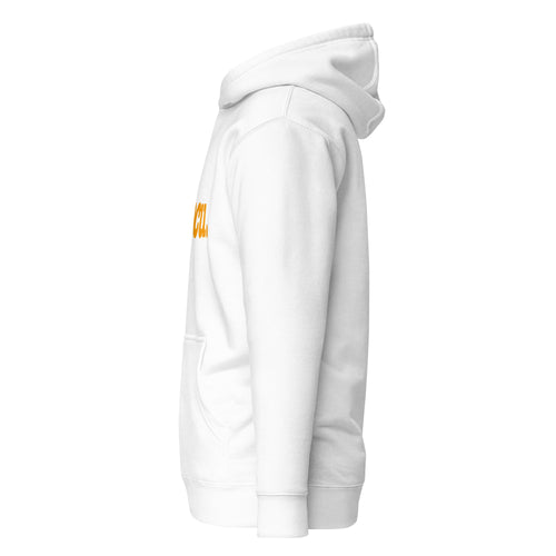 HBCU Unisex Hoodie - Orange Writing