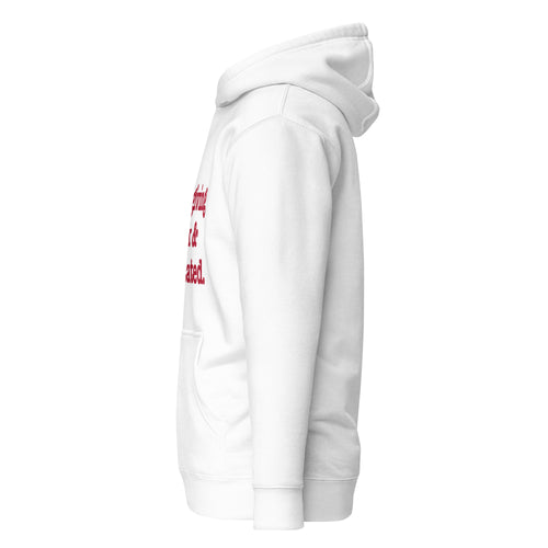 It's Giving Black And Educated Unisex Hoodie - Red Writing