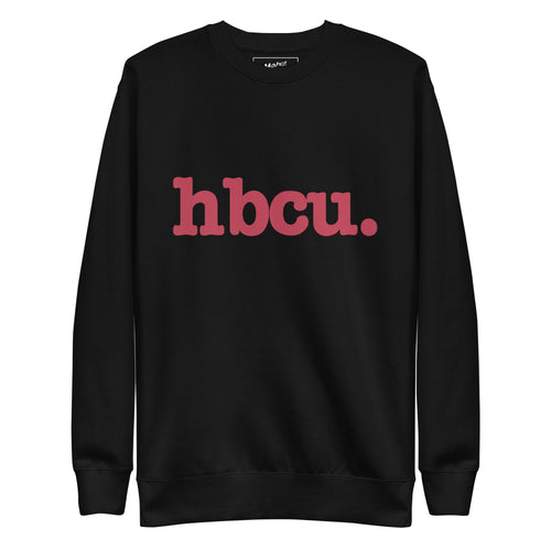 HBCU Unisex Premium Sweatshirt - Red Writing
