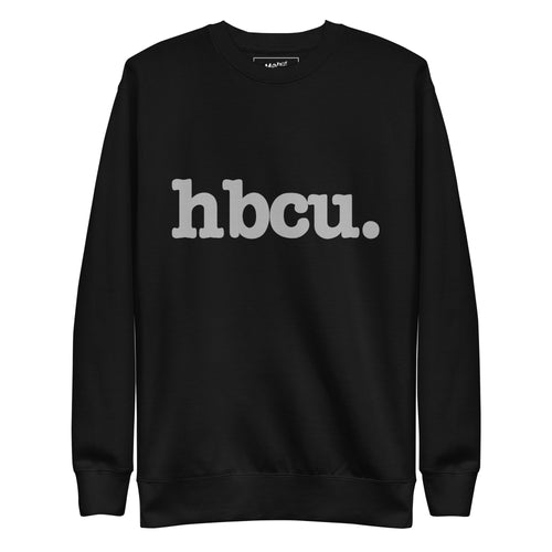HBCU Unisex Premium Sweatshirt - Gray Writing