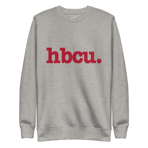 HBCU Unisex Premium Sweatshirt - Red Writing