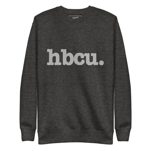 HBCU Unisex Premium Sweatshirt - Gray Writing