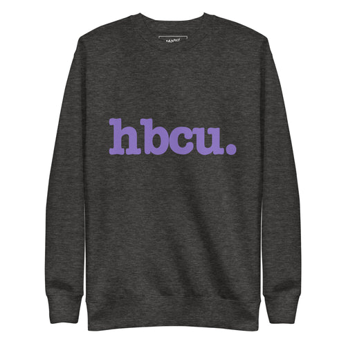 HBCU Unisex Premium Sweatshirt - Purple Writing