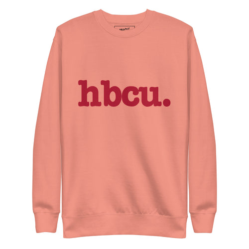 HBCU Unisex Premium Sweatshirt - Red Writing