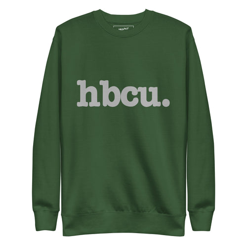HBCU Unisex Premium Sweatshirt - Gray Writing
