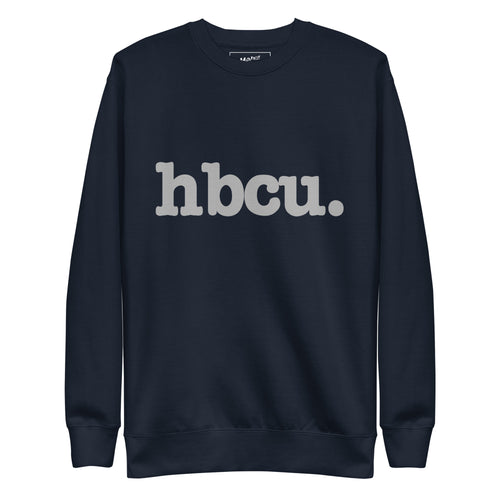 HBCU Unisex Premium Sweatshirt - Gray Writing