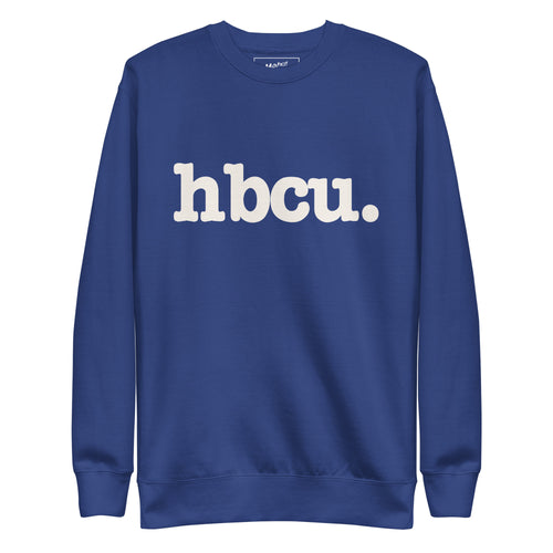 HBCU Unisex Premium Sweatshirt - White Writing