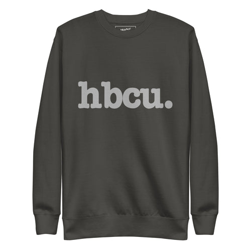 HBCU Unisex Premium Sweatshirt - Gray Writing