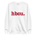 HBCU Unisex Premium Sweatshirt - Red Writing