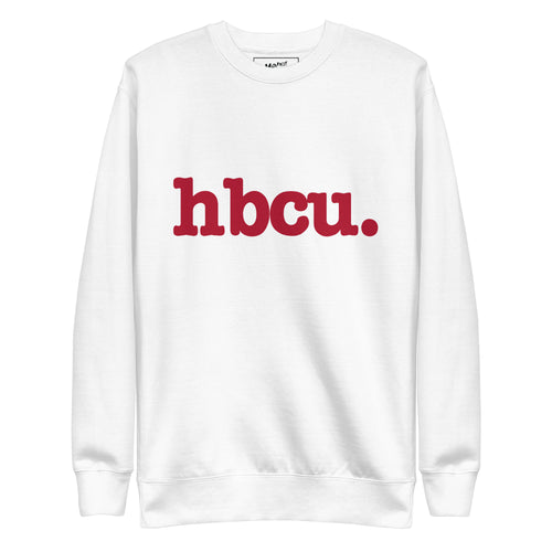 HBCU Unisex Premium Sweatshirt - Red Writing