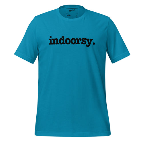 Indoorsy Unisex T-Shirt - Black Writing