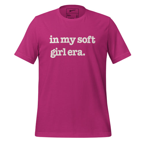 In My Soft Girl Era Unisex T-Shirt - White Writing
