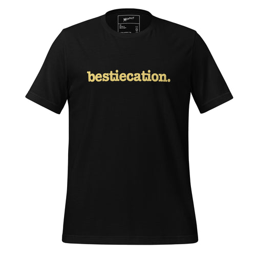 Bestiecation Unisex T-Shirt - Yellow Writing
