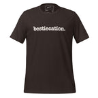 Bestiecation Unisex T-Shirt - White Writing
