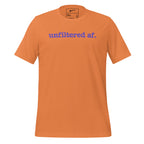 Unfiltered AF Unisex T-Shirt - Purple Writing