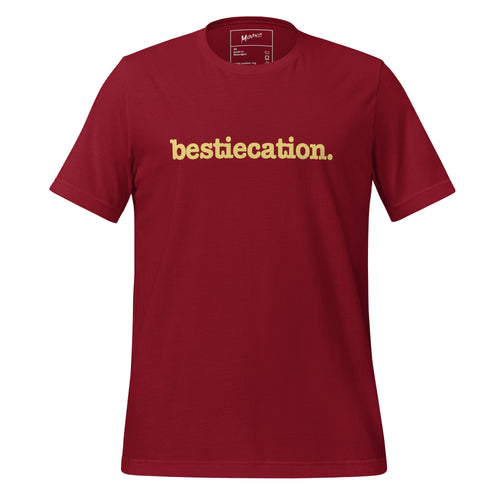Bestiecation Unisex T-Shirt - Yellow Writing