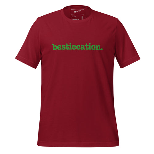 Bestiecation Unisex T-Shirt - Green Writing