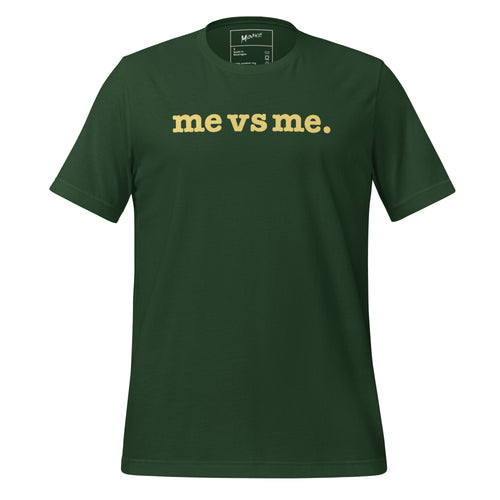 Me vs Me Unisex T-Shirt - Yellow Writing