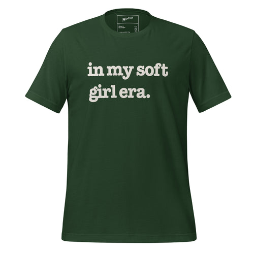 In My Soft Girl Era Unisex T-Shirt - White Writing
