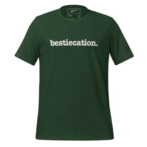 Bestiecation Unisex T-Shirt - White Writing