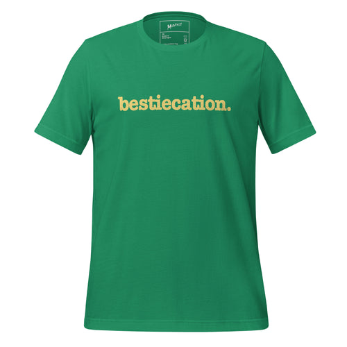 Bestiecation Unisex T-Shirt - Yellow Writing