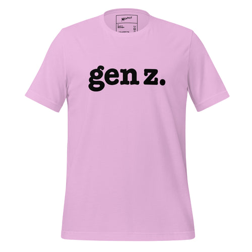 Gen Z Unisex T-Shirt - Black Writing