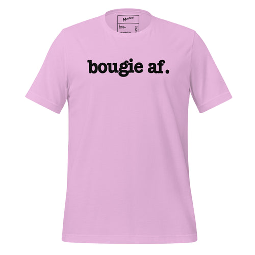Bougie AF Unisex T-Shirt - Black Writing