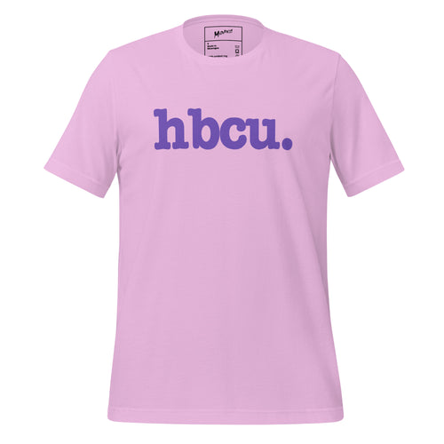 HBCU Unisex T-Shirt - Purple Writing