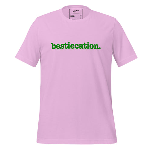 Bestiecation Unisex T-Shirt - Green Writing