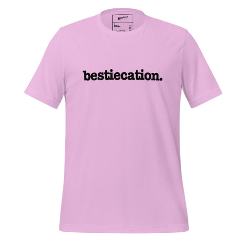 Bestiecation Unisex T-Shirt - Black Writing