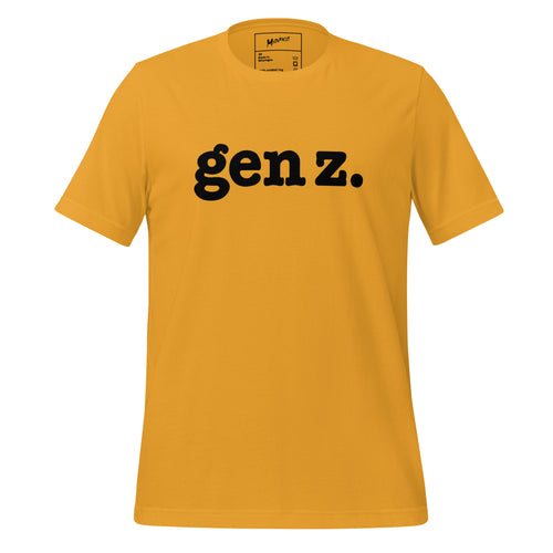 Gen Z Unisex T-Shirt - Black Writing