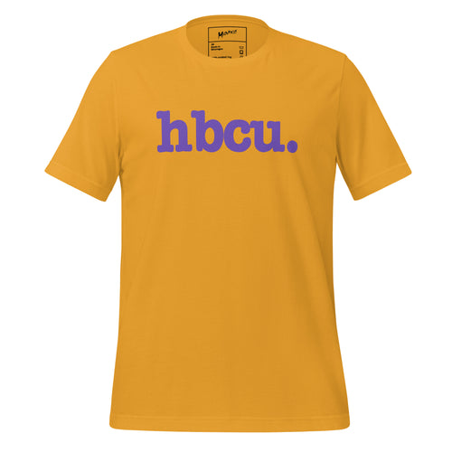HBCU Unisex T-Shirt - Purple Writing