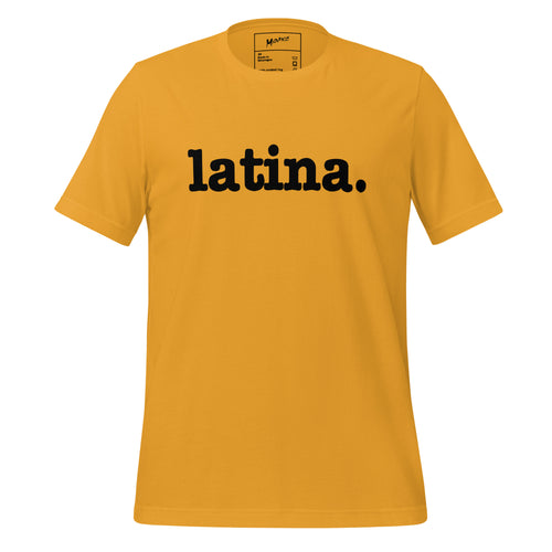 Latina Unisex T-Shirt - Black Writing